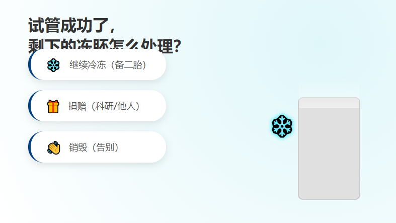 试管成功了，剩下的冻胚怎么办？