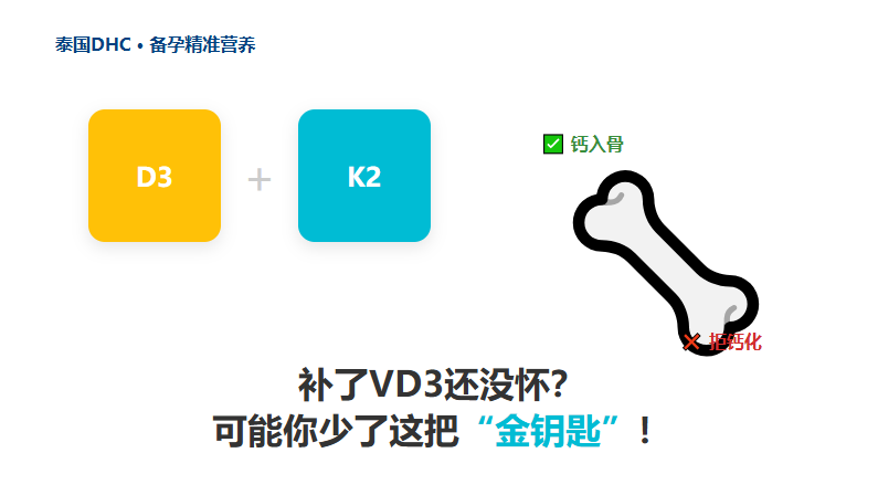补了D3还没怀？少了维生素K2这个搬运工，营养可能全补错了！
