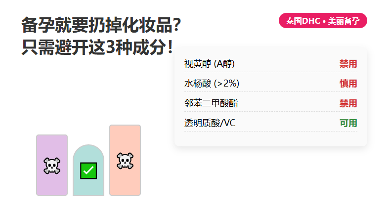 备孕就要扔掉化妆品？只需避开这3种致畸成分